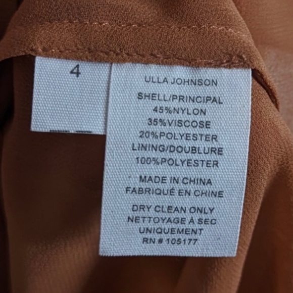 Ulla Johnson Velvet Loretta Dress - Rose Gold - Picture 11 of 13